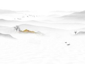 新中式金色山水