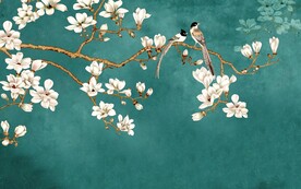 手绘花鸟