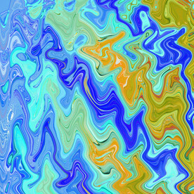 简约流体装饰画