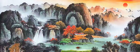 背有靠山