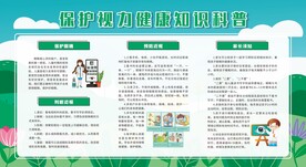 爱眼日展板