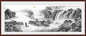 水墨中堂画