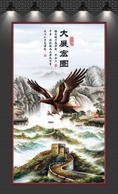 大展宏图装饰画