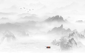新中式国画山水