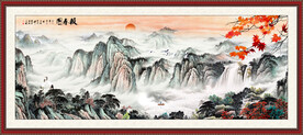 山水画国画山水