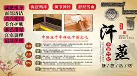 汗蒸背景墙