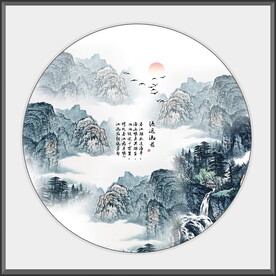 玄关山水画