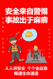 安全生产月海报