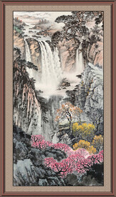 巨幅国画山水