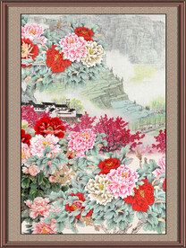 国画牡丹