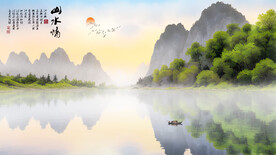 水墨风景画