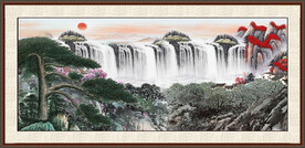办公室山水画