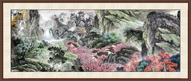 办公室山水画 