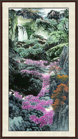 装饰山水画