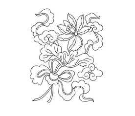 荷花纹样