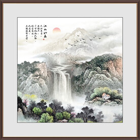 玄关山水画