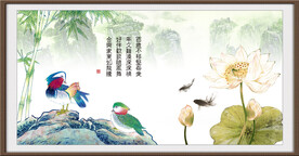鸳鸯戏水