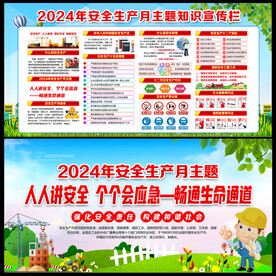 2024年安全生产展板