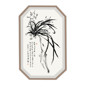 兰花国画