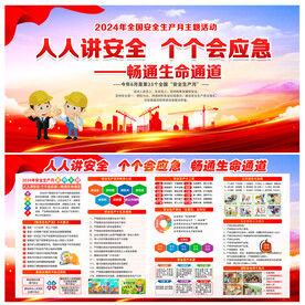 2024年安全生产展板
