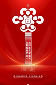 保密海报