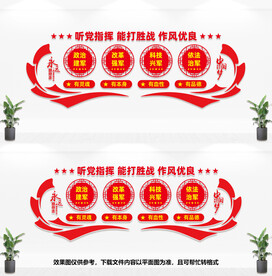 听党指挥能打胜仗作风优良