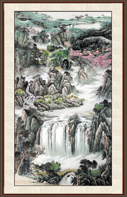 巨幅山水画 