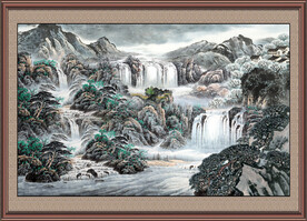 办公室山水画 