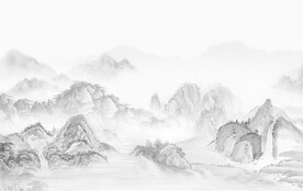 新中式背景墙