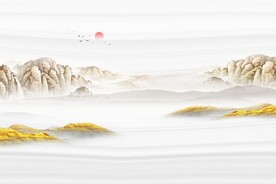 新中式背景墙