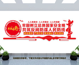 国家安全文化墙