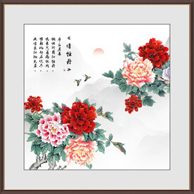 花开富贵牡丹图