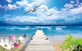 海景木栈道