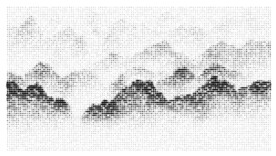 圆点山水激光镂空