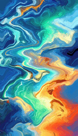抽象肌理油画