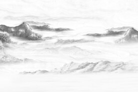 山水背景墙
