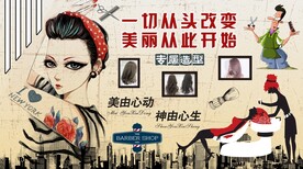 理发背景墙