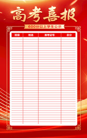 高考喜报