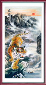 国画老虎