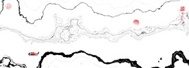 泼墨水墨画