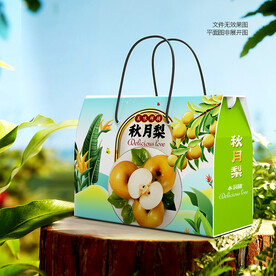 秋月梨礼盒 梨包装
