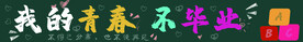 我的青春不毕业条幅