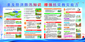 防洪防汛知识宣传栏图片