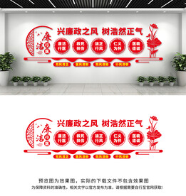 清廉医院文化墙