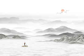 水墨背景墙