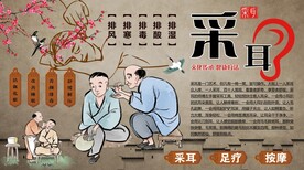 采耳背景墙