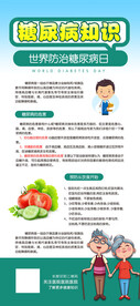 糖尿病健康知识展架