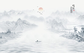 国画山水情