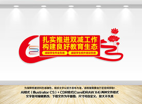 双减文化墙