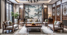 中式家具背景